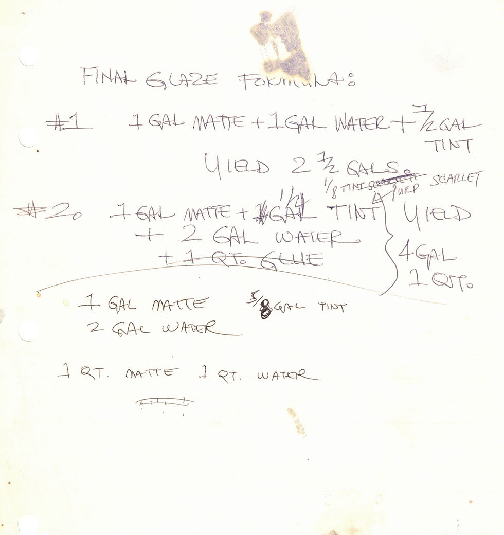 Drawings for the Series "Paintings to John Wellborn Root"