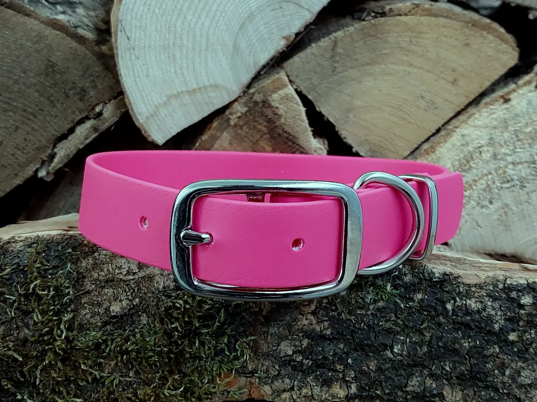 Biothane collar - Fuchsia