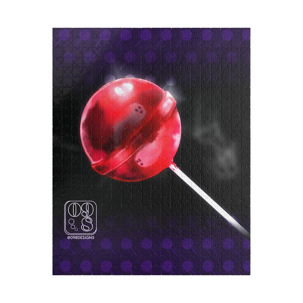 Spooky Lollypop Puzzle - 520 Piece