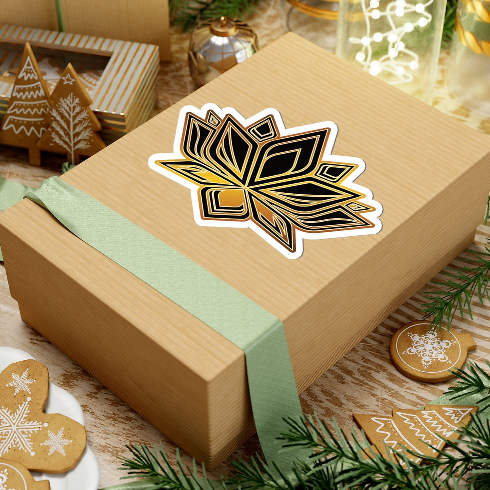 Thumbnail: Gold Lotus Sticker