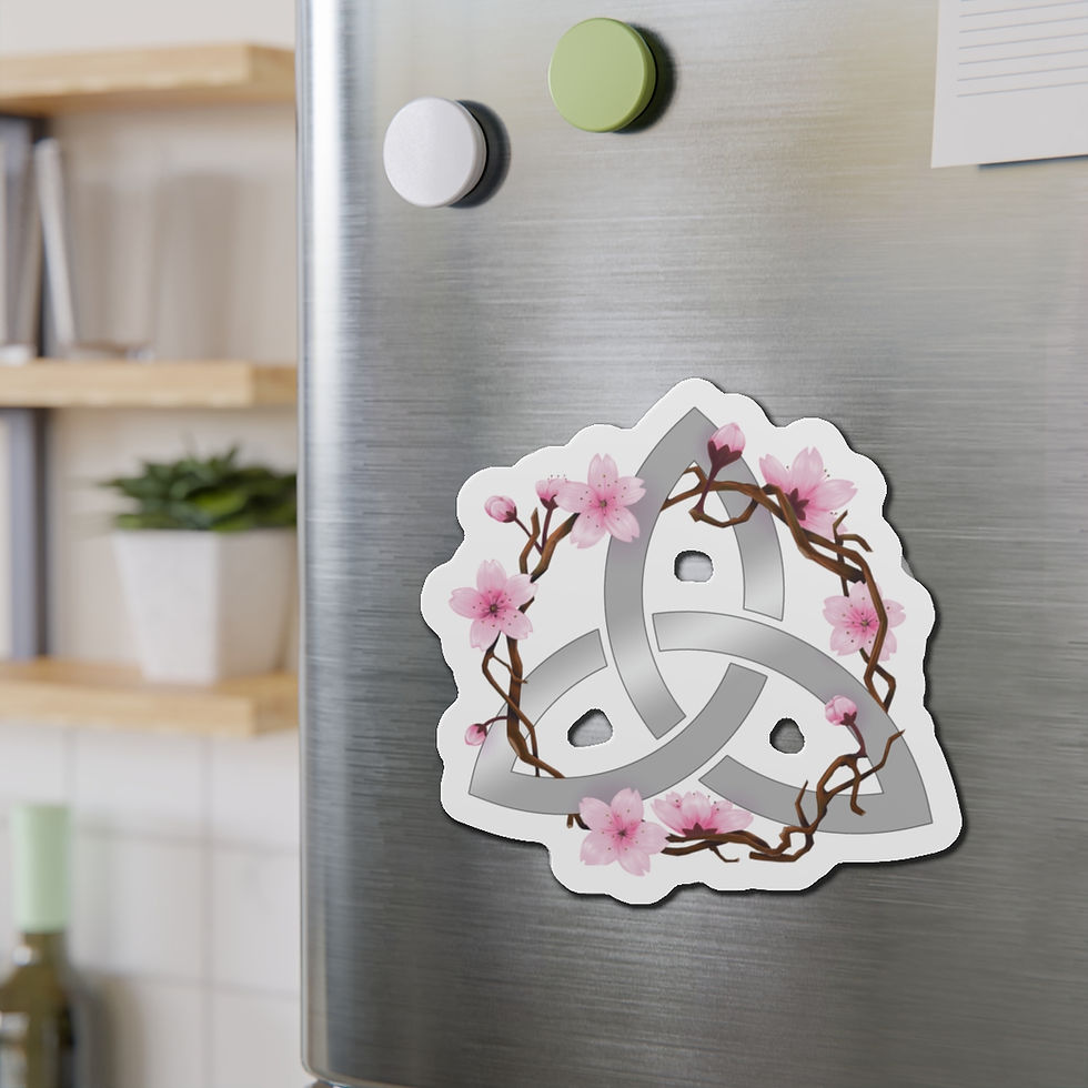 Thumbnail: Celtic Cherry Blossom Magnet