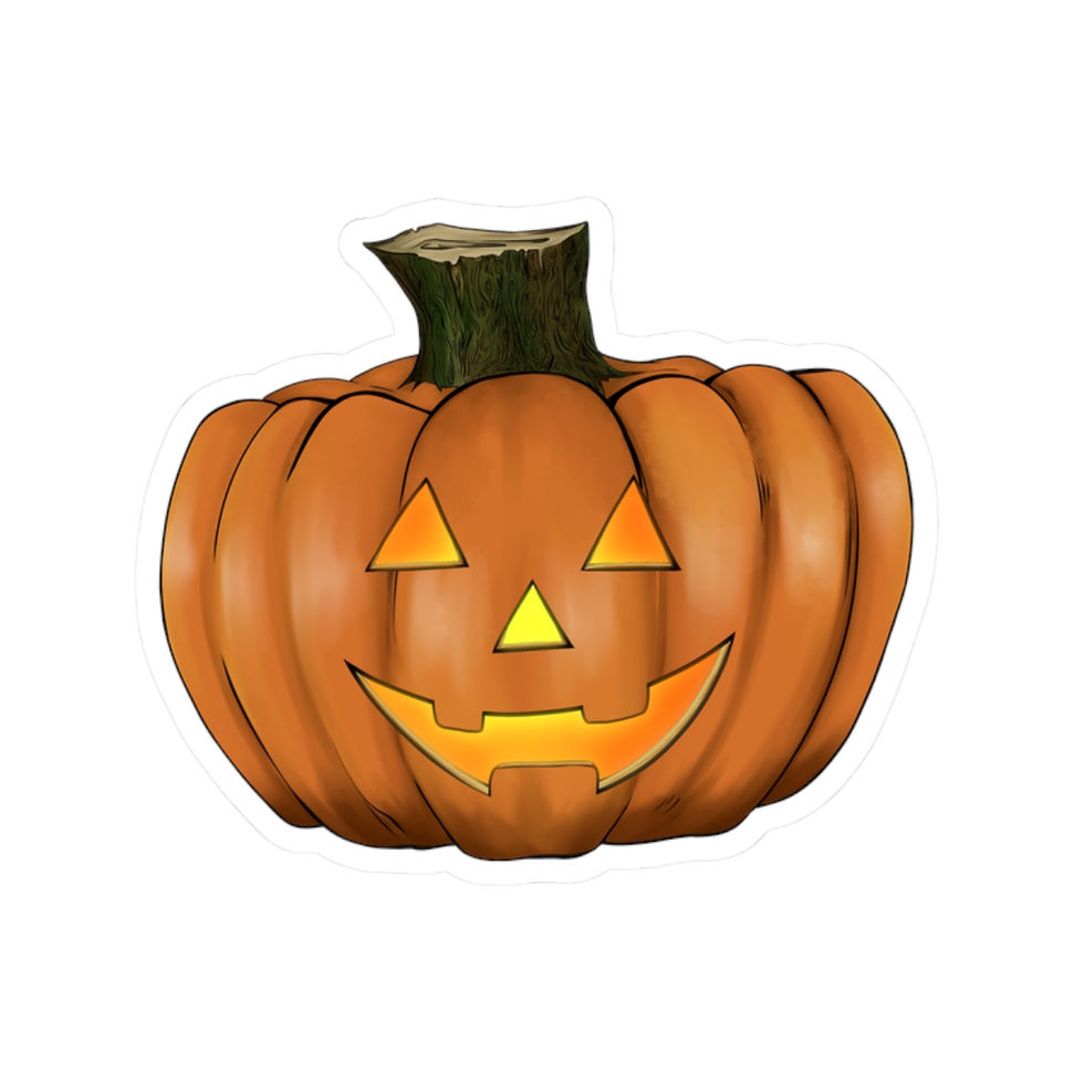 Thumbnail: Happy Jack-O'-Lantern Sticker