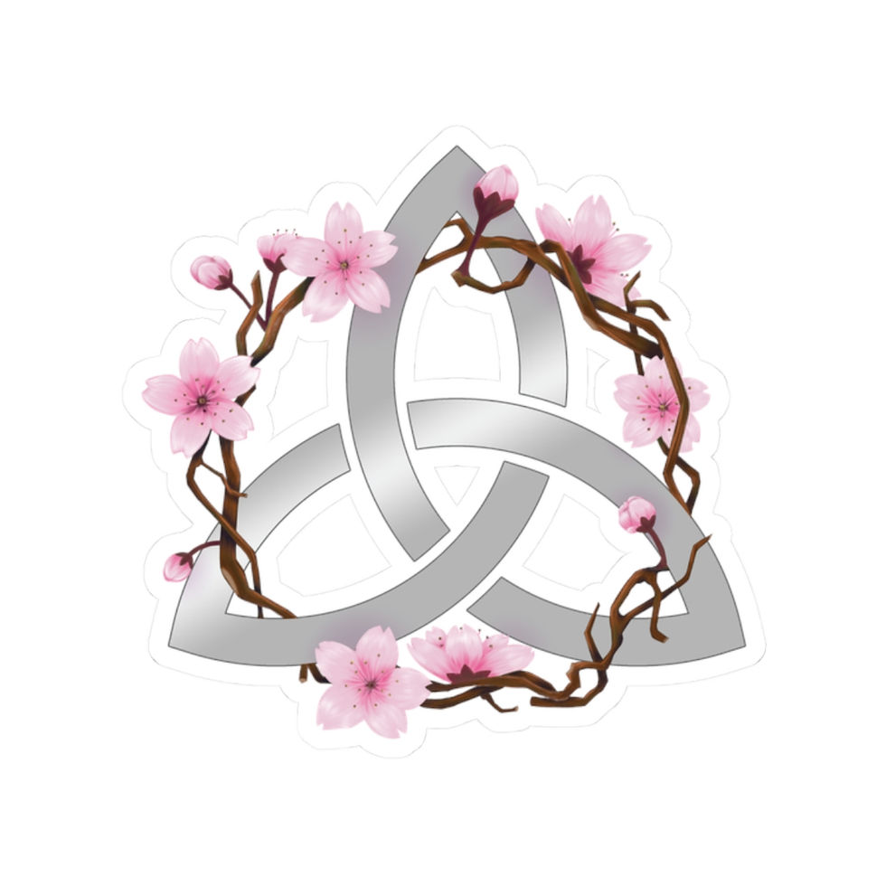 Thumbnail: Celtic Cherry Blossom Sticker