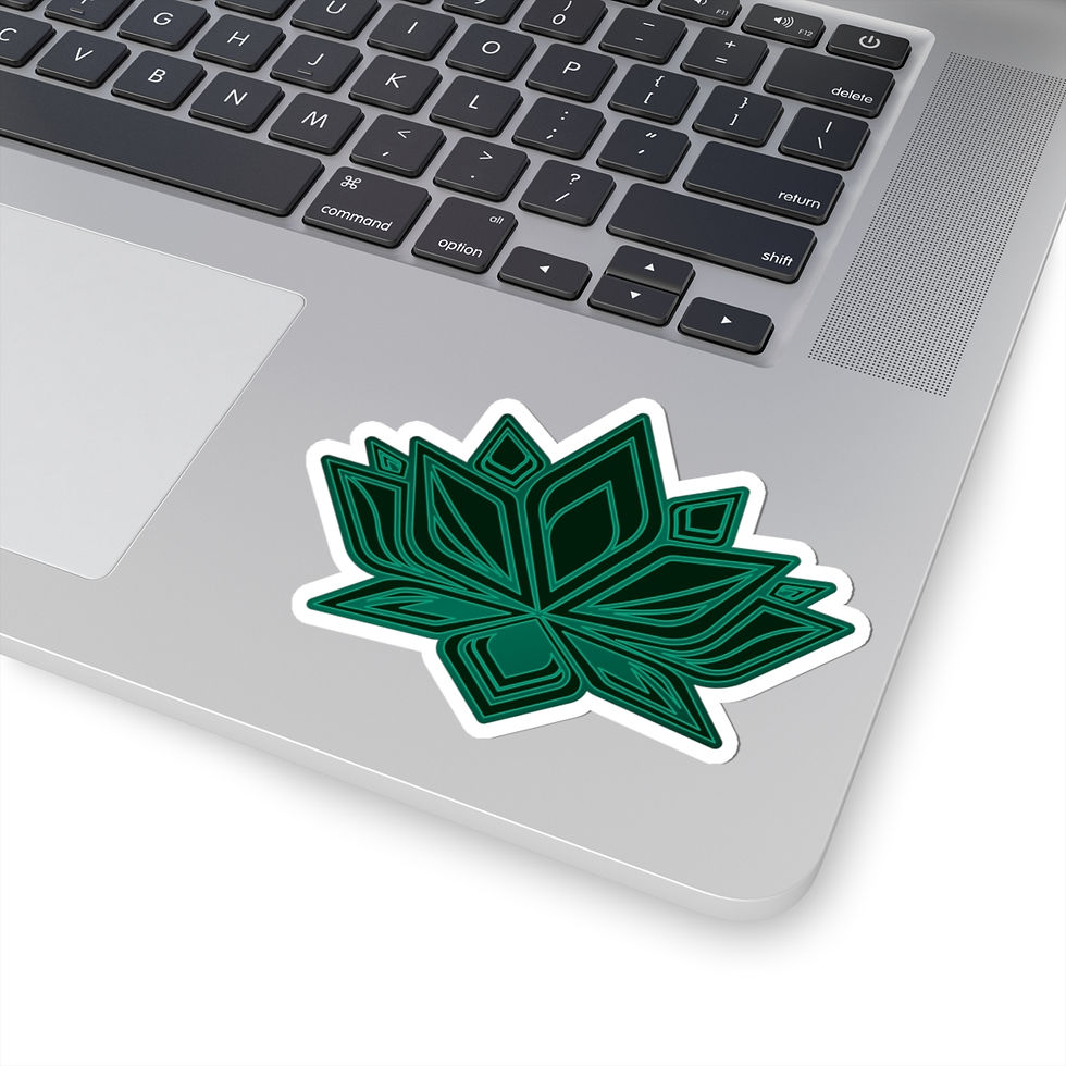 Thumbnail: Green Lotus Sticker