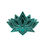 Thumbnail: Teal Lotus Sticker