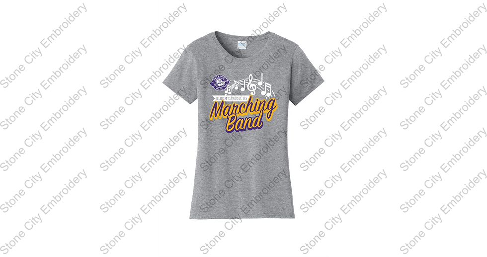 Band Ladies soft spun t shirt Bloom Carroll -choose your design