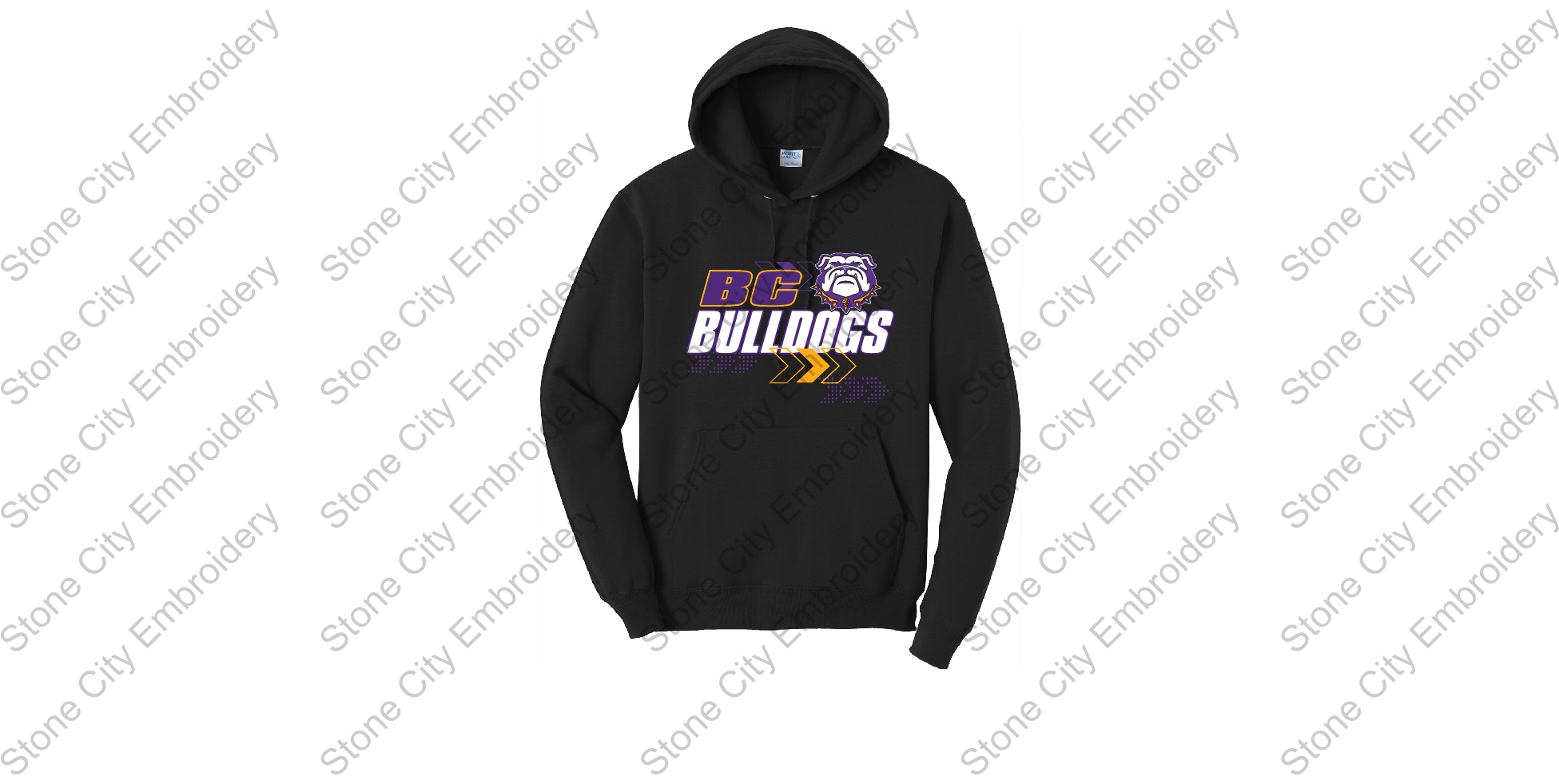 Bloom Carroll Hoodie fleece Chevron