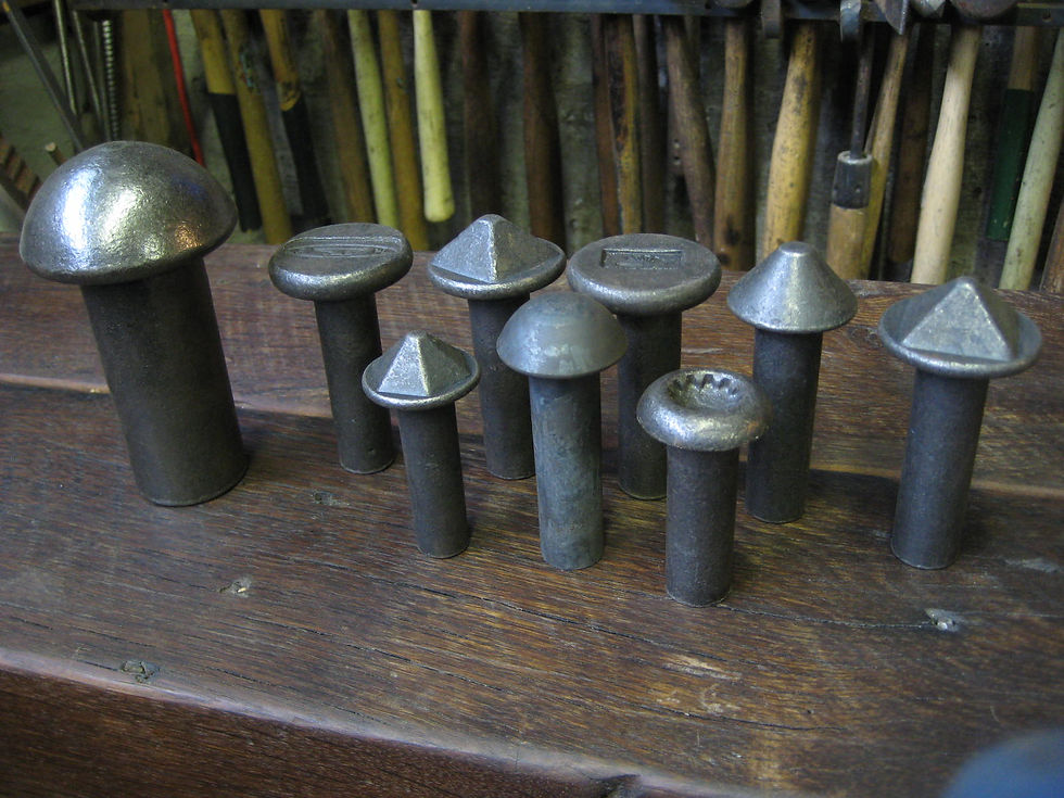 Thumbnail: Medium Faux rivet heads made to order
