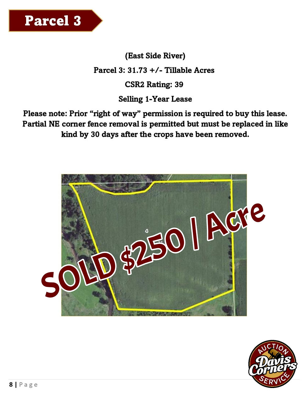 REAL ESTATE Davis Corners