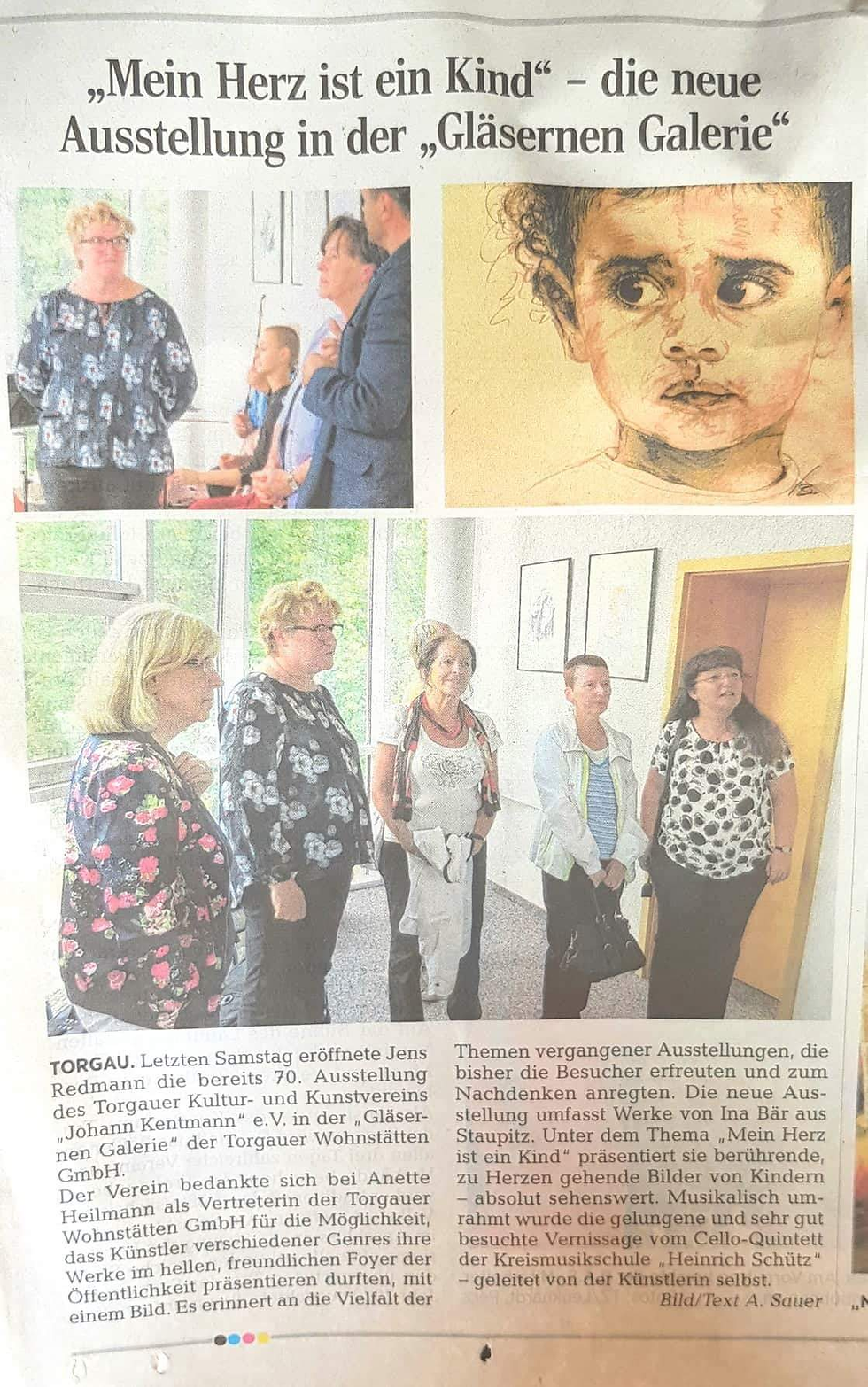 Ausstellung Gläserne Galerie Torgau 2018