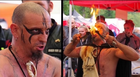 Fakir Viking, spectacles fakir,
