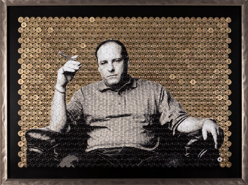 James Gandolfini as Tony Soprano, from The Sopranos