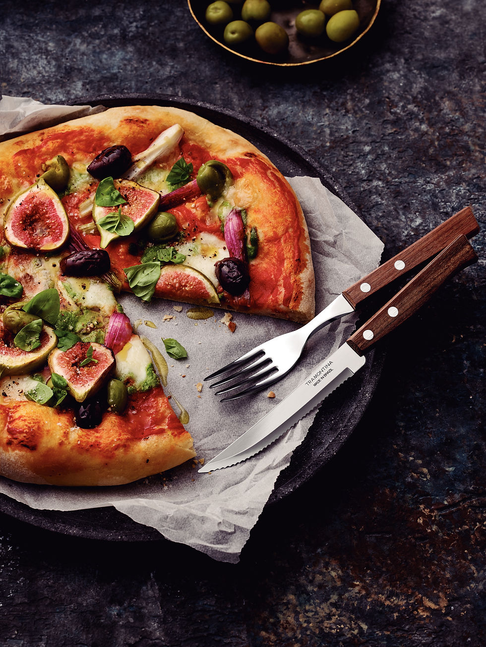 Miniatura: Talheres Tradicional para Steak e Pizza – 12 Peças