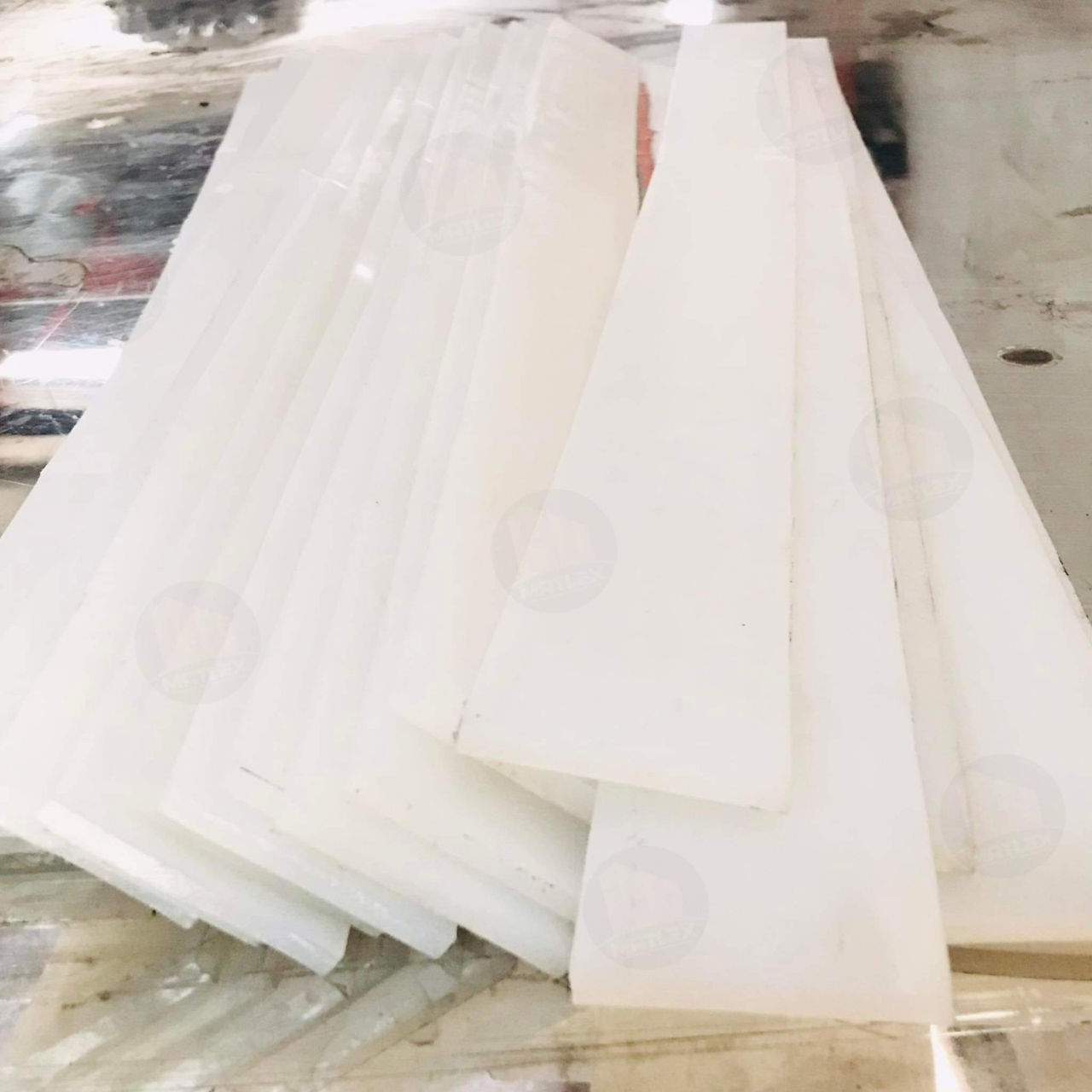 custom white silicone rubber