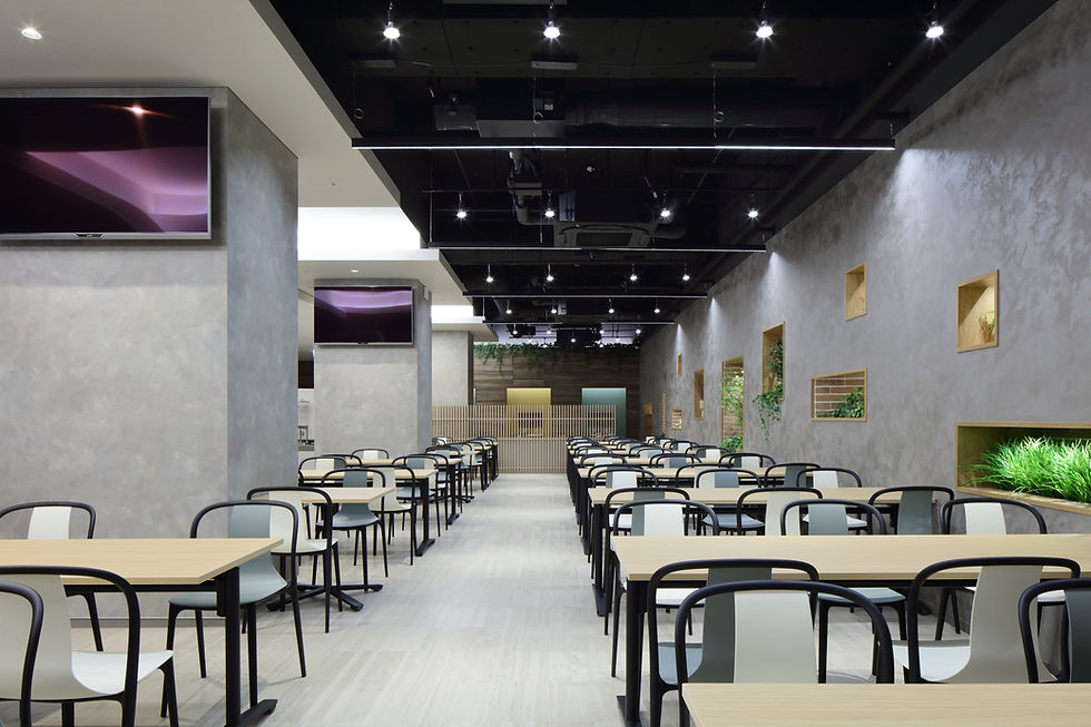 日本能率協会　食堂