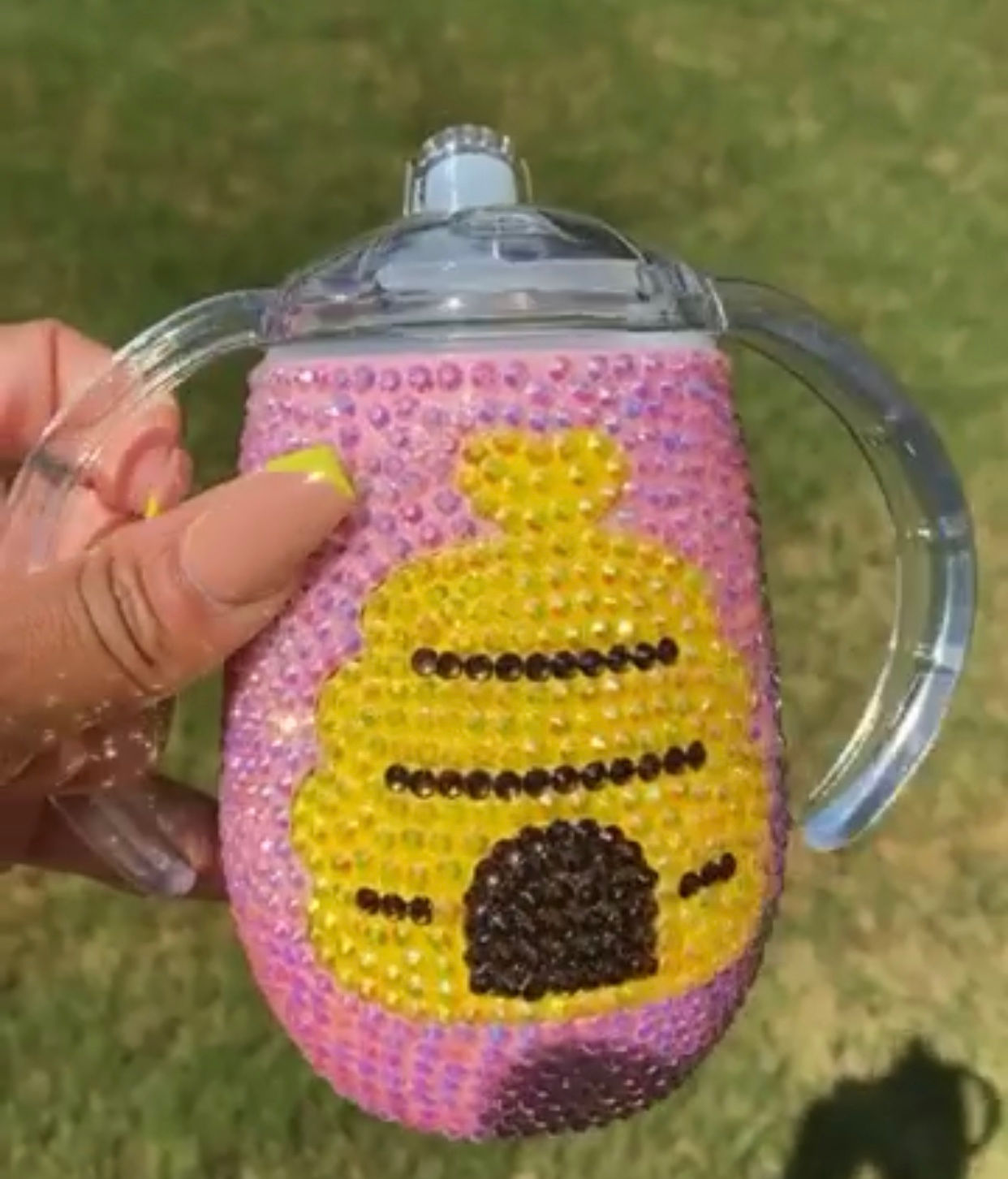 Bee hive Sippy cup