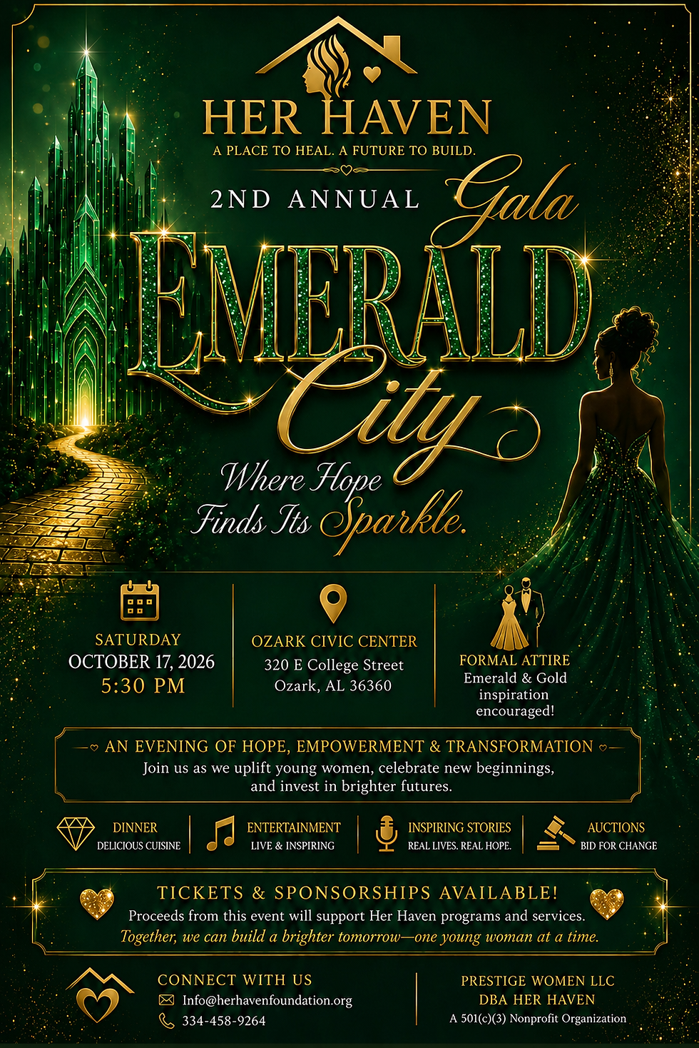 Her Haven 2nd Annual Gala: Emerald City
