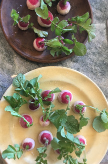 Market Radishes, Culturted Butter, Fleur De Sel