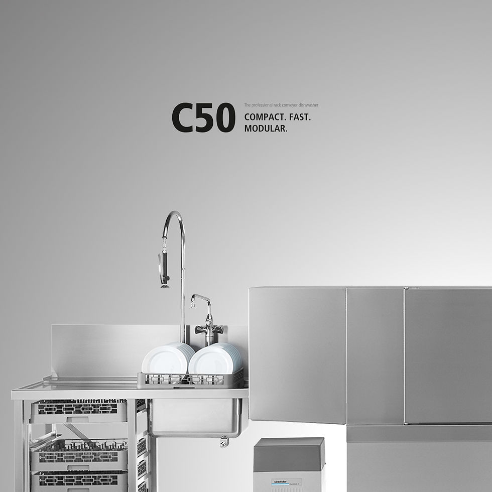 縮圖：winterhalter｜C50 勾籃式高溫洗碗機