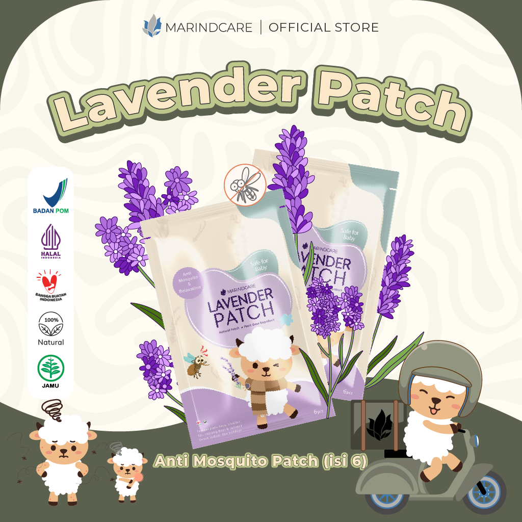 MOSQUITO PATCH LAVENDER - Bundle 4x