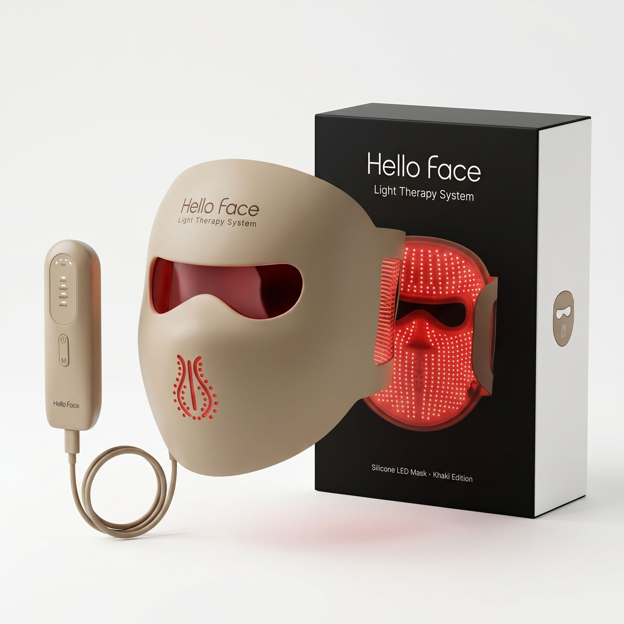 Portable Hello Face M300 4D Mask 311pcs LEDs Light Therapy Mask Red Near-Infrare