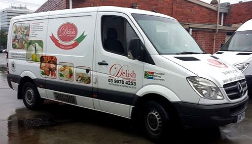 Thumbnail: Ford-Transit-Sign-Delish-Food