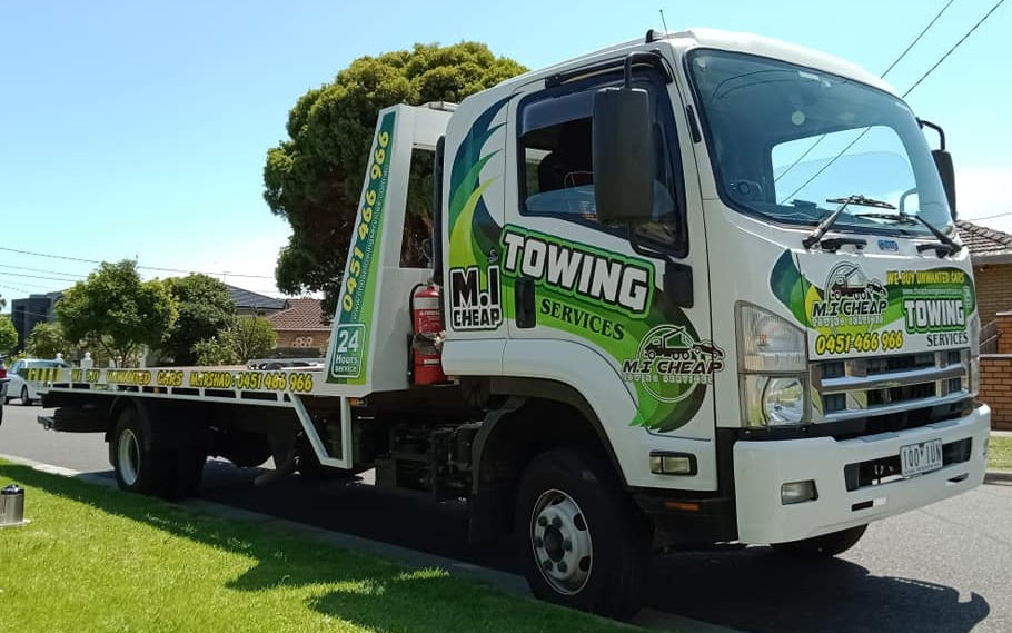 Thumbnail: Towing-Truck-Sign-M.I-Cheap