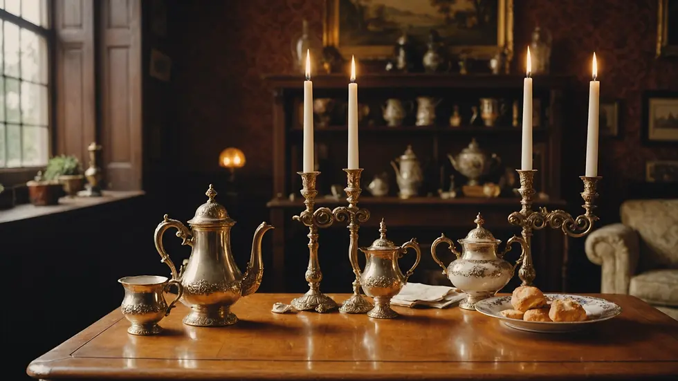 Close-up view of vintage Victorian home elements