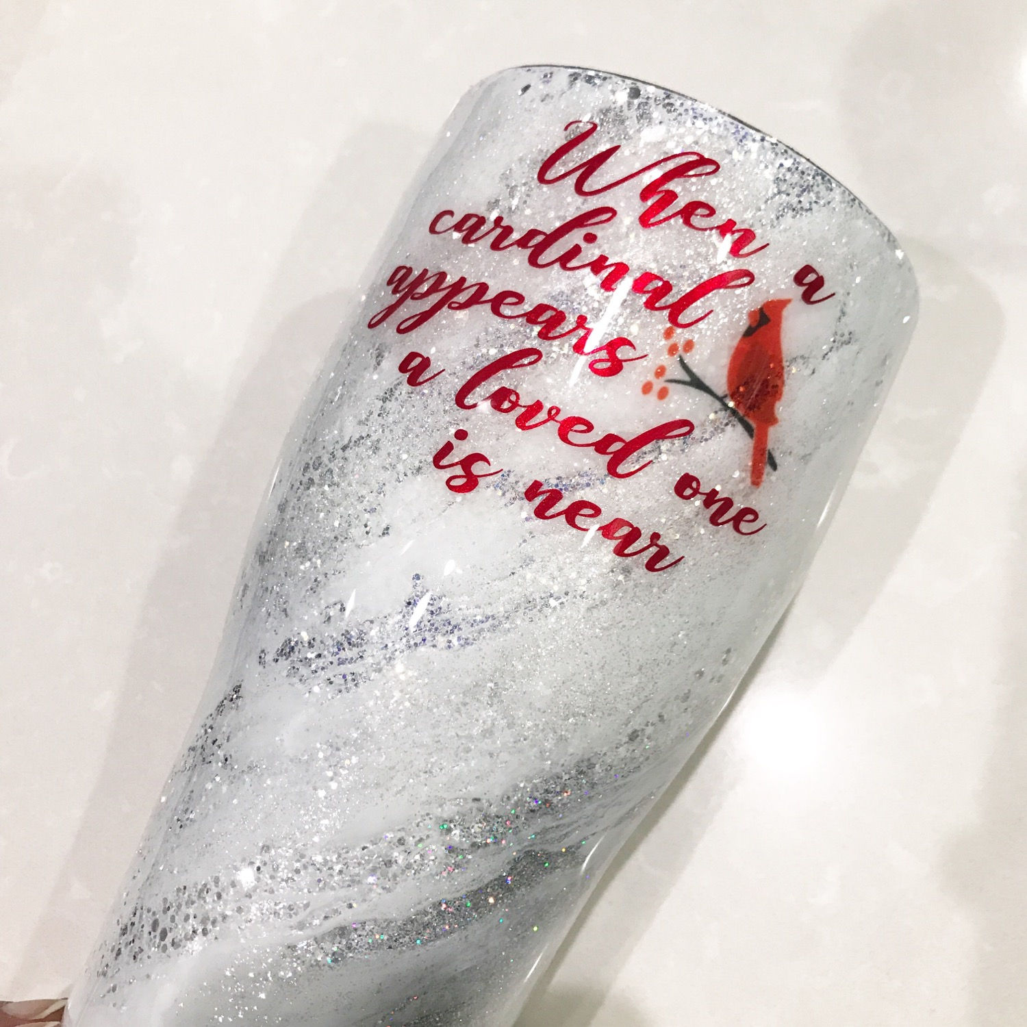 Milky Way Glitter Tumbler