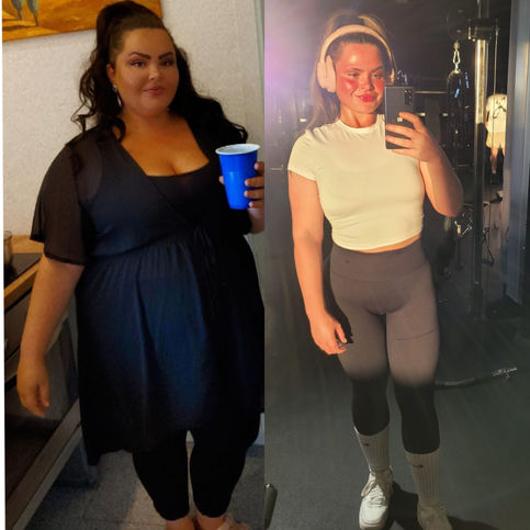 Vorher Nachher Bild vom Personal Training in Frankfurt am Main