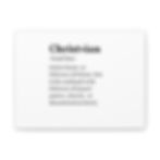Thumbnail: Christian Definition Matte Canvas Wall Art — Minimal Faith Print