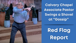 Calvary Chapel Cary Associate Pastor Violently Swings a Shovel at "Gossip" | Red Flag Report