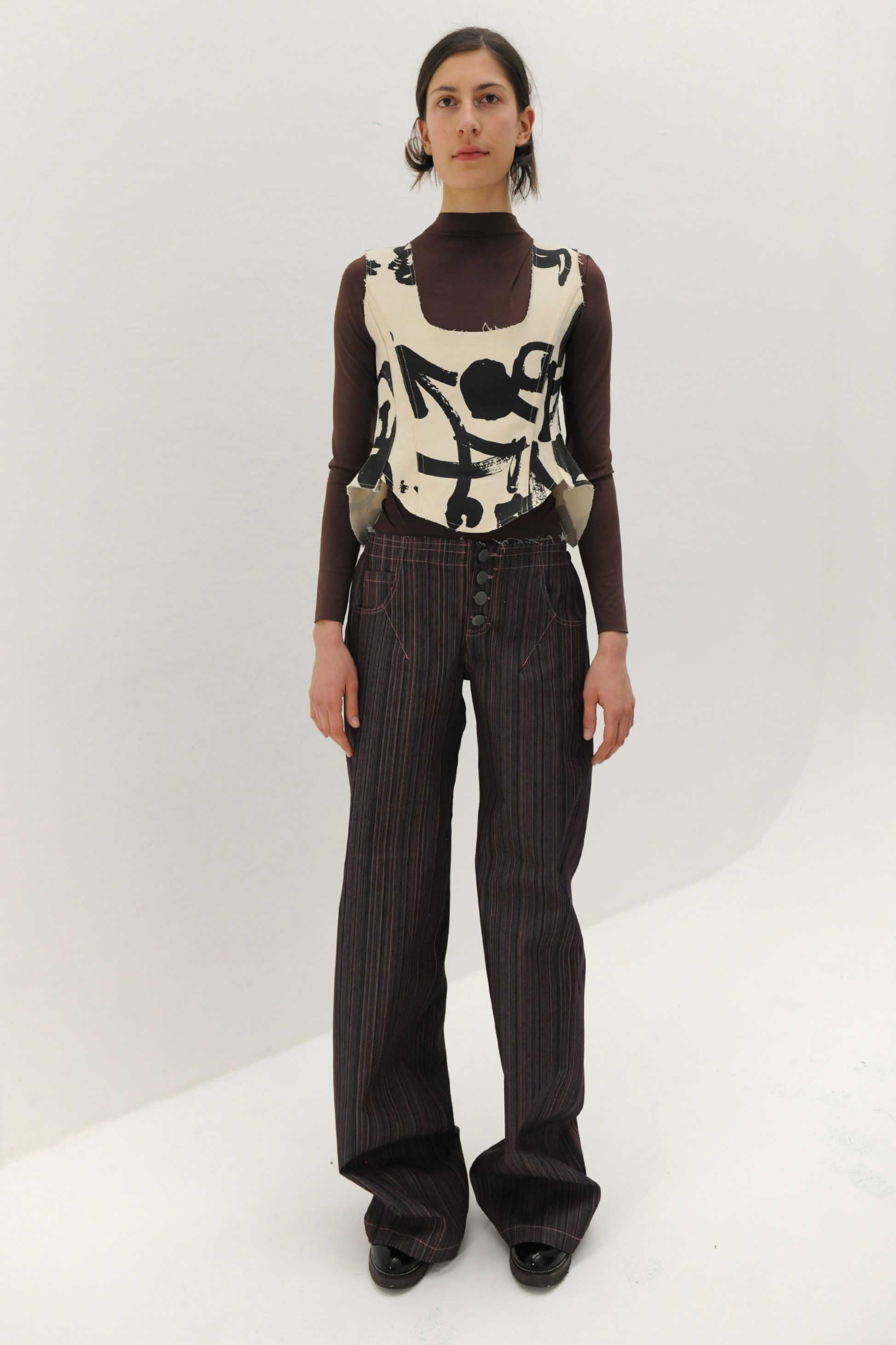 Corso Corset Denim B/W