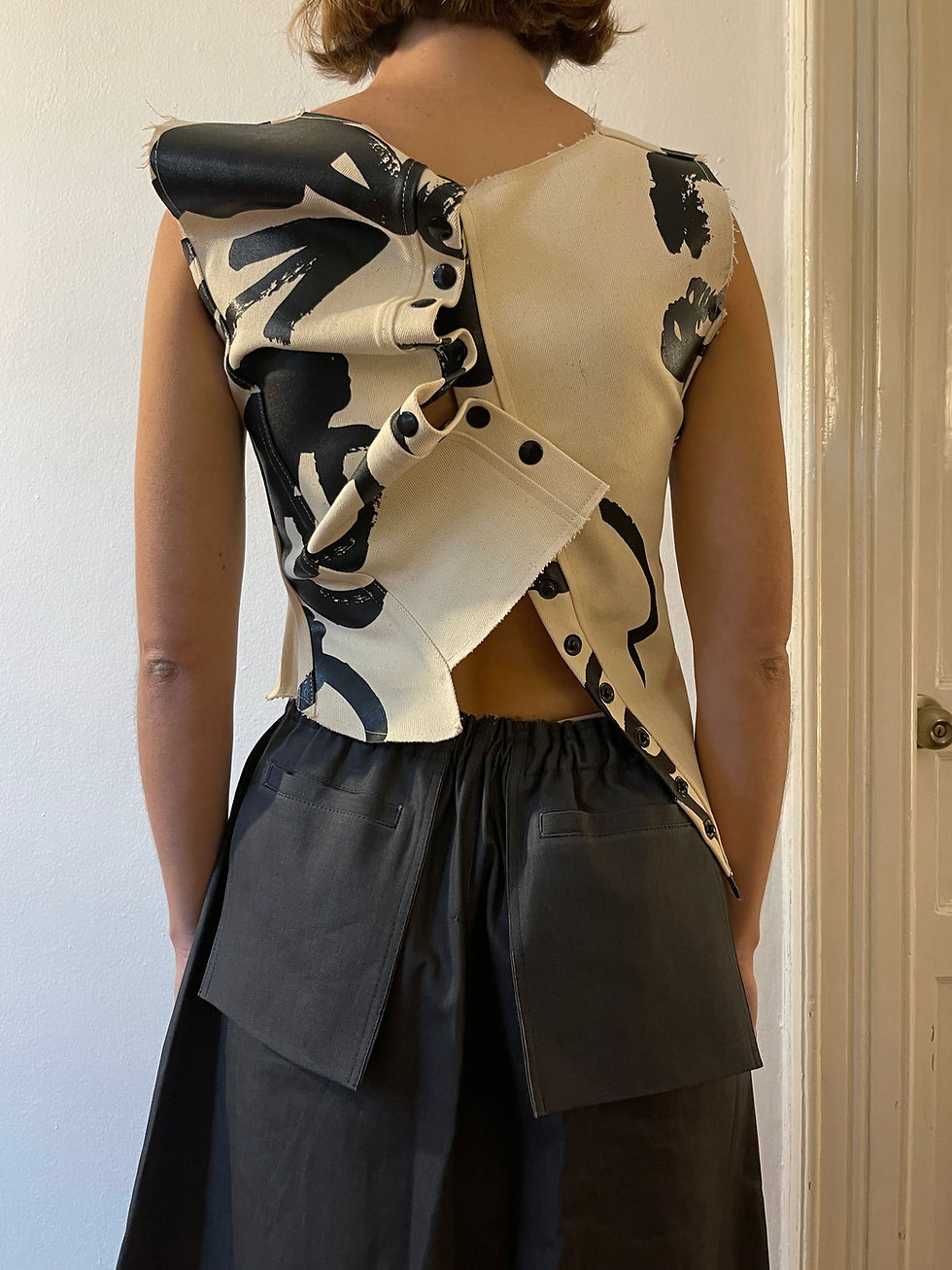 Thumbnail: Corso Corset Denim B/W