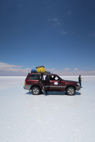 Camioneta 4x4 que nos llevo en el Salar de Uyuni