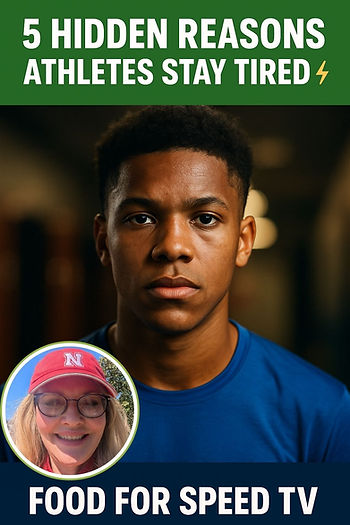 Teen optimally hydrating and eating to boost energy and prevent injuries.