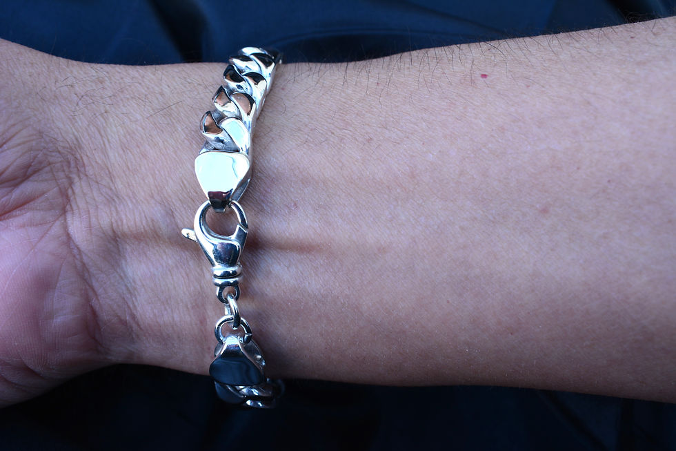 Thumbnail: silver link majesty bracelet