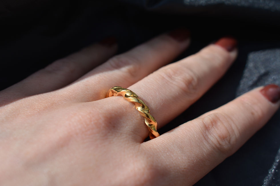 Thumbnail: 14kt twirl ring