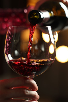 Verre de vin rouge
