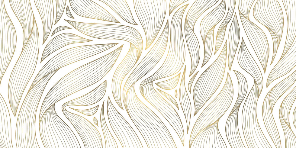 Image vectorielle motif floral art déco