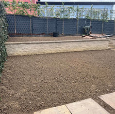 Aménagement complet d’un jardin au Luxembourg avec création d’espaces de vie et plantations adaptées.