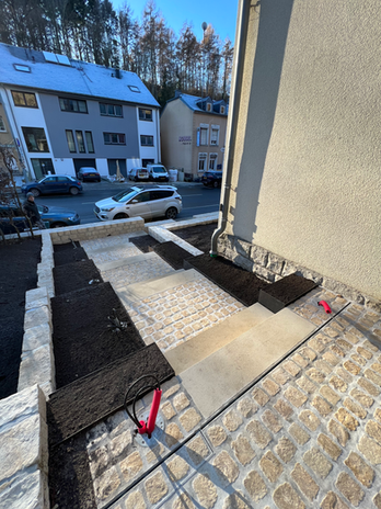 Travaux d'aménagement extérieur