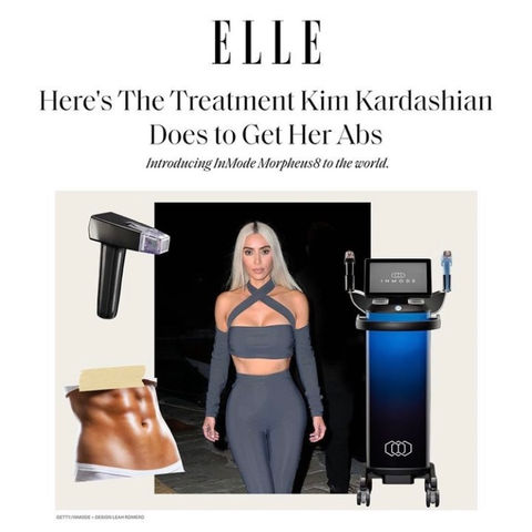 Kim Kardashian marketing piece from Elle magazine about Morpheus*.