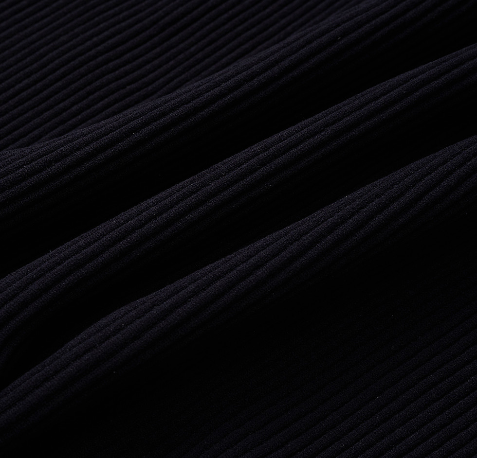 Yoga legging material close up in biodegradable stretch fabric by Mayla Sangha