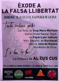 Alcuscus a la Plaça de la Llibertat
