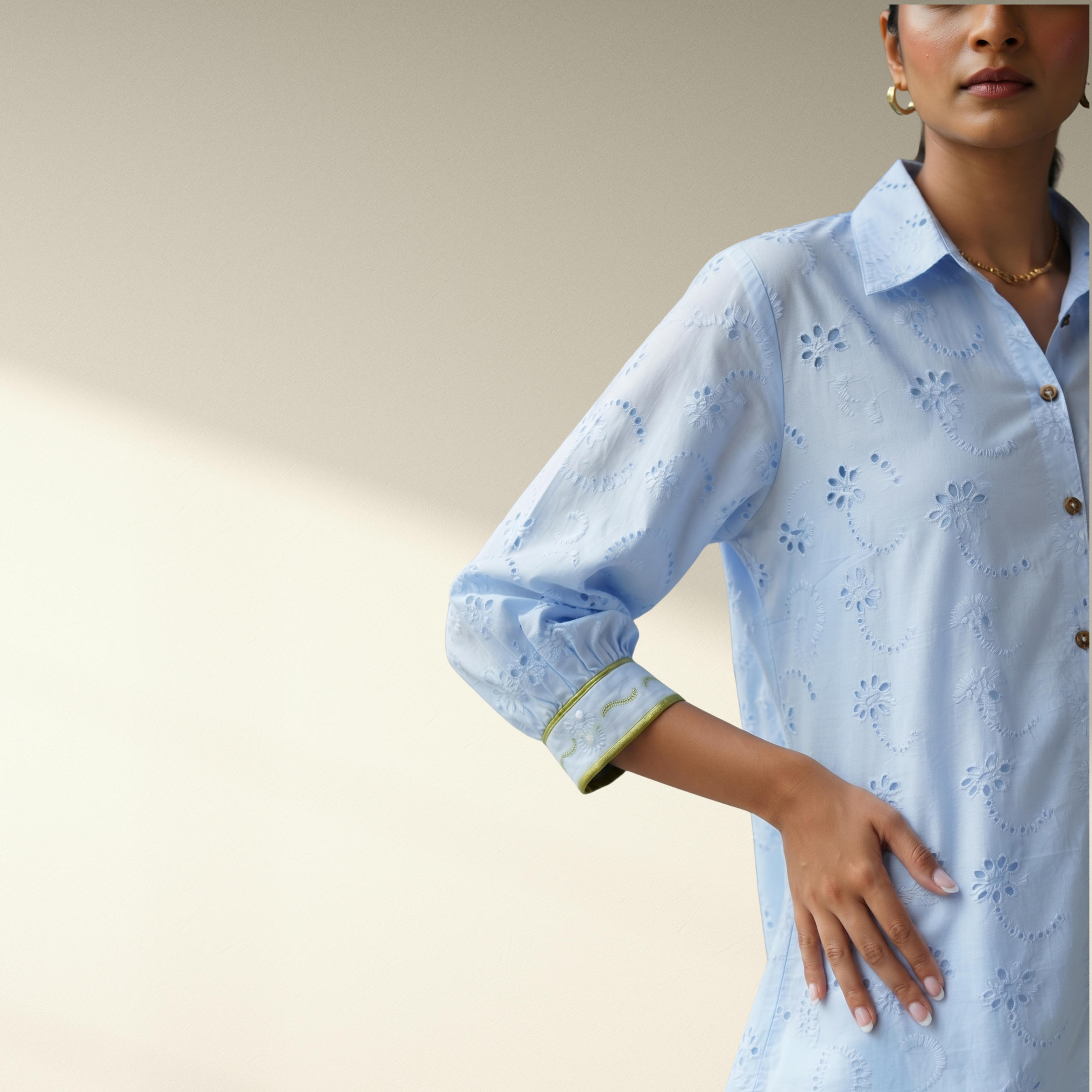 Ottavia Blue Shirt