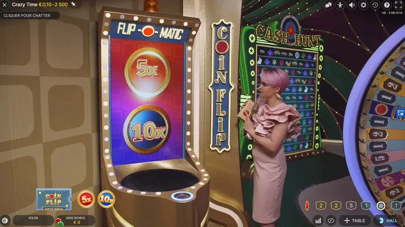 Crazy time coin flip