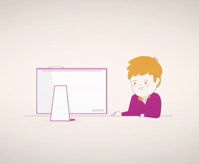 Kid gets messages.gif