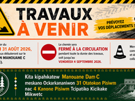 Travaux à venir
