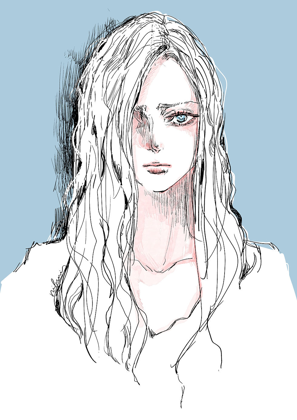 blue